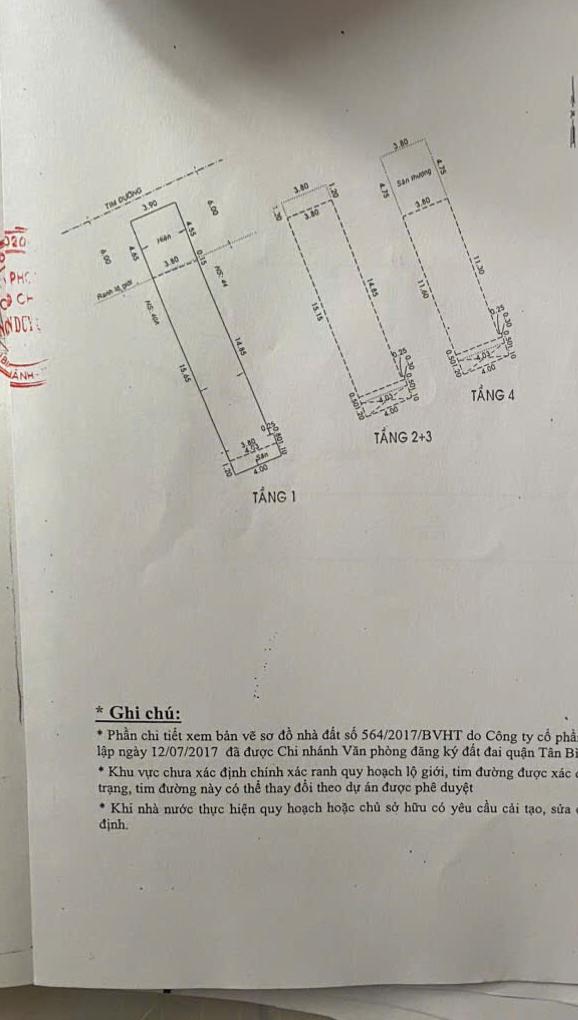 CHỦ GẤP BÁN 👉 Giá chỉ 9 TỶ, MẶT TIỀN TÂN BÌNH - 83M2 - 4 TẦNG  BTCT -  HOÀN CÔNG ĐỦ - Ảnh chính